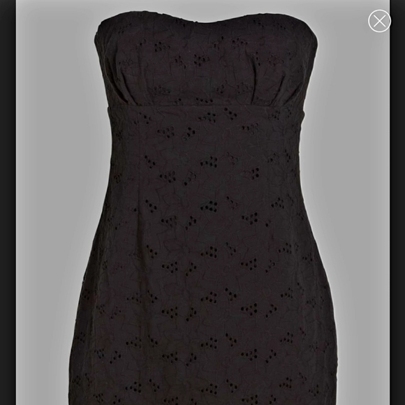 BB Dakota Strapless Eyelet Dress - Picture 2 of 8